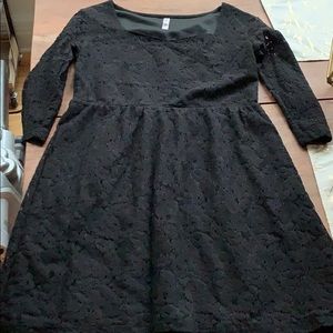 Black lace dress from target